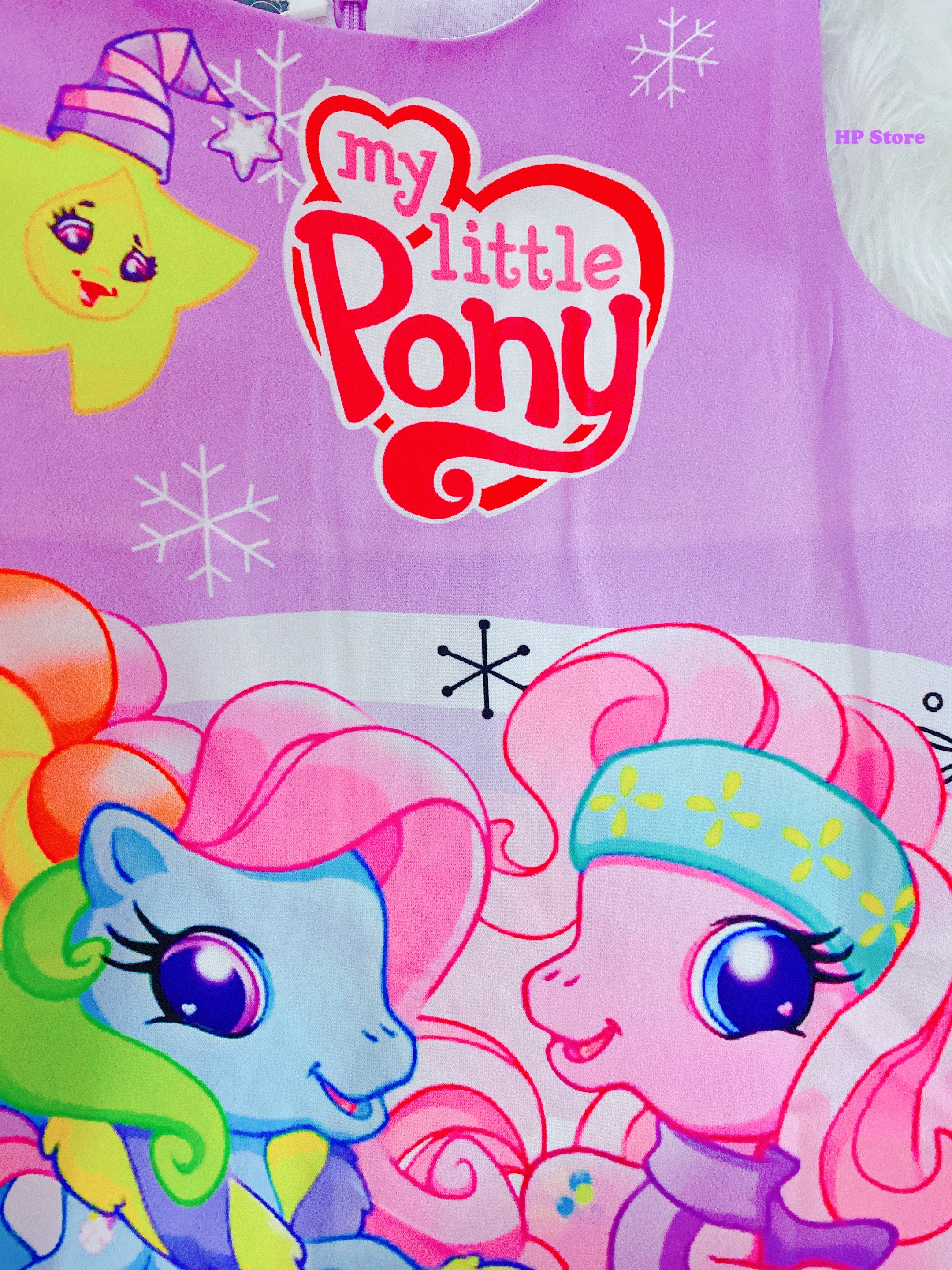 Đầm Bé Gái Size 8-24Kg, 9 Tháng Đến 6,5 Tuổi Công Chúa Ngựa Pony Tím ALADO
