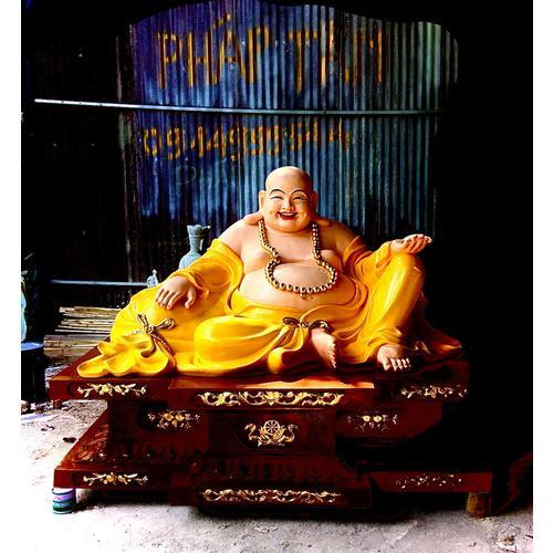 Tượng Đá Phật Di Lặc Cao 1m2 - Điêu Khắc Tượng Đá Chất Lượng Cao
