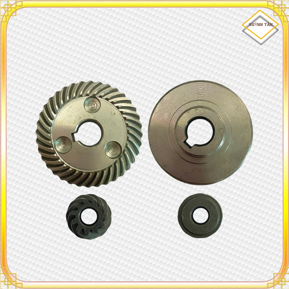 Bộ nhông bánh răng máy mài cho MAKITA 9553 9556 bằng thép (2 chi tiết) - Hàng nhập khẩu
