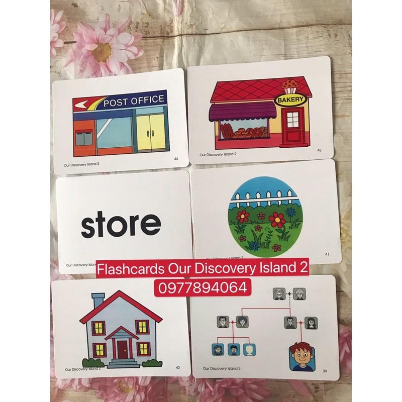 Flashcards Thẻ Tiếng Anh Our Discovery Island 2