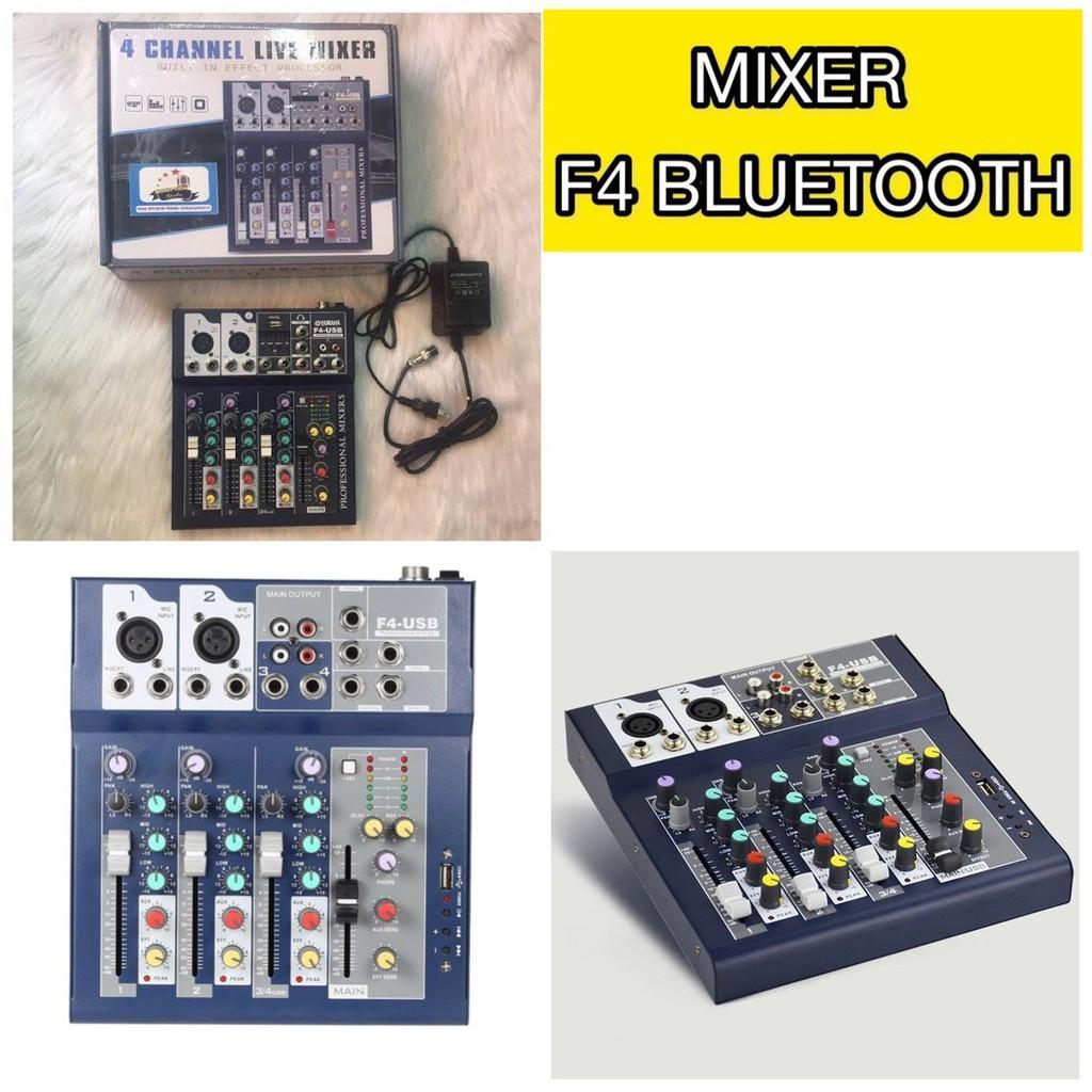 Mixer G4 Bluetooth thế hệ mới thiết bị livestream thu âm hát karaoke loa kéo cao cấp