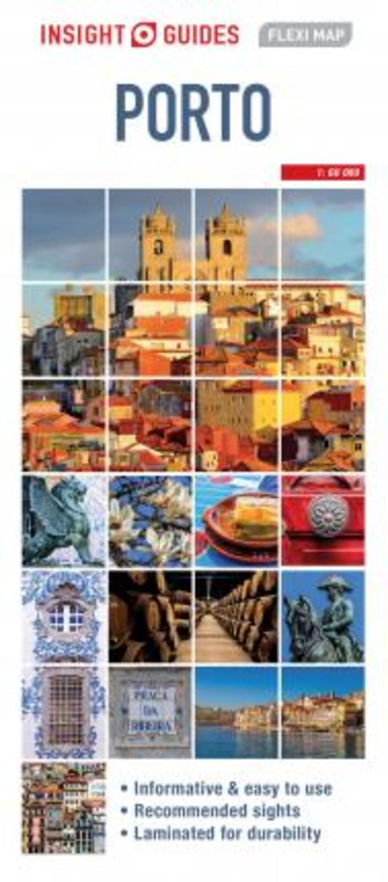 Sách - Insight Guides Flexi Map Porto by Insight Guides