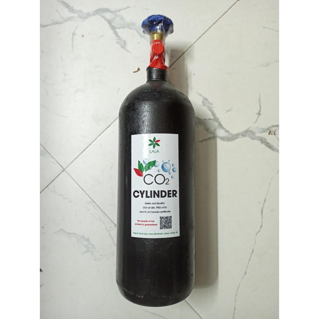 Bình CO2 Thủy Sinh MT3 "LÙN" - Bình khí CO2 thủy sinh - Bình CO2 3kg