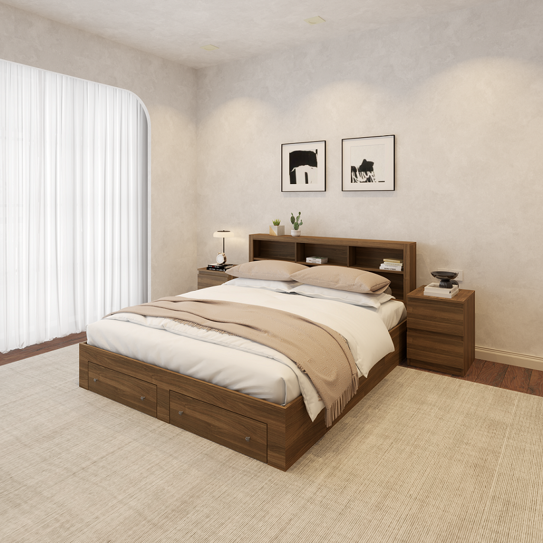 FENNY, Giường ngủ - kết hợp kệ đựng đồ, GNG_013, GNG_014, GNG_015, GNG_016