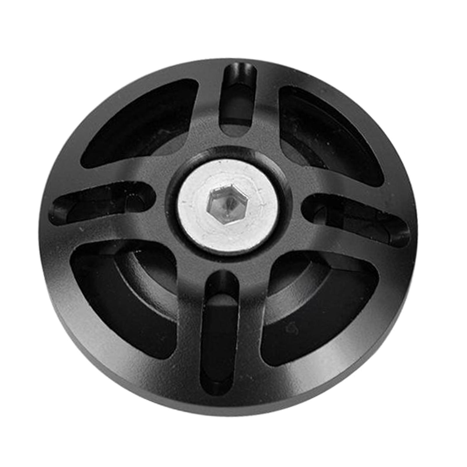 2x Motors Aluminum Alloy Frame Hole Decorative Plug for Ninja400 Black
