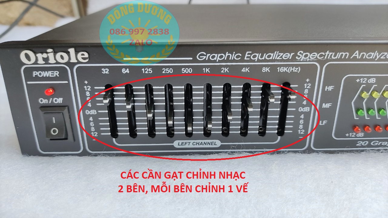 LỌC XI ÂM THANH ORIOLE EQ9000 - TẶNG 1 DÂY AV - EQULLIZER GIA ĐÌNH GIÁ RẺ - HÀNG CHÍNH HÃNG