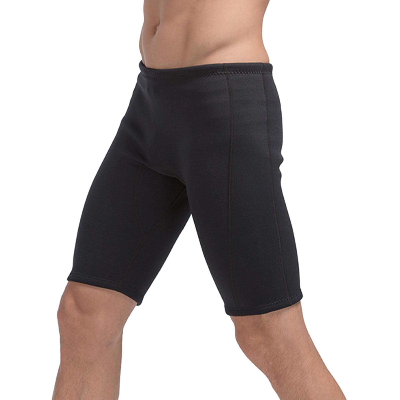 Mens Wetsuit Shorts Outdoor Swimming Pants, 3mm Neoprene Diving Wet Suit Trunks Trousers for Surfing Snorkeling Beach Water Sports