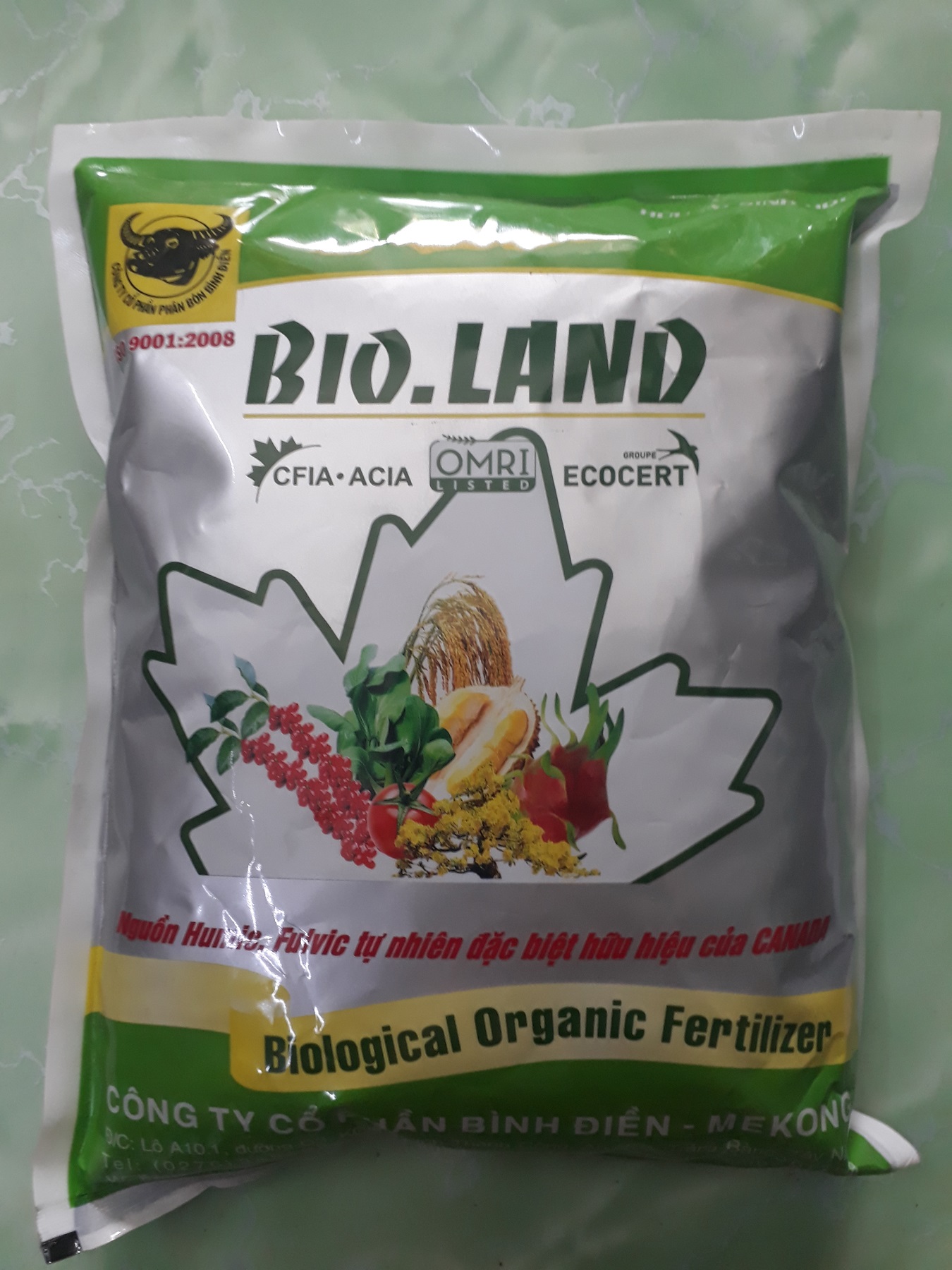 Phân hữu cơ sinh học BIO.LAND cung cấp nguồn hữu cơ tự nhiên hữu hiệu nhập khẩu Canada