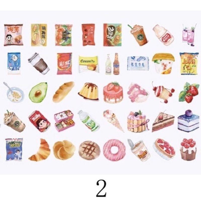 SET 50 STICKER DECOR