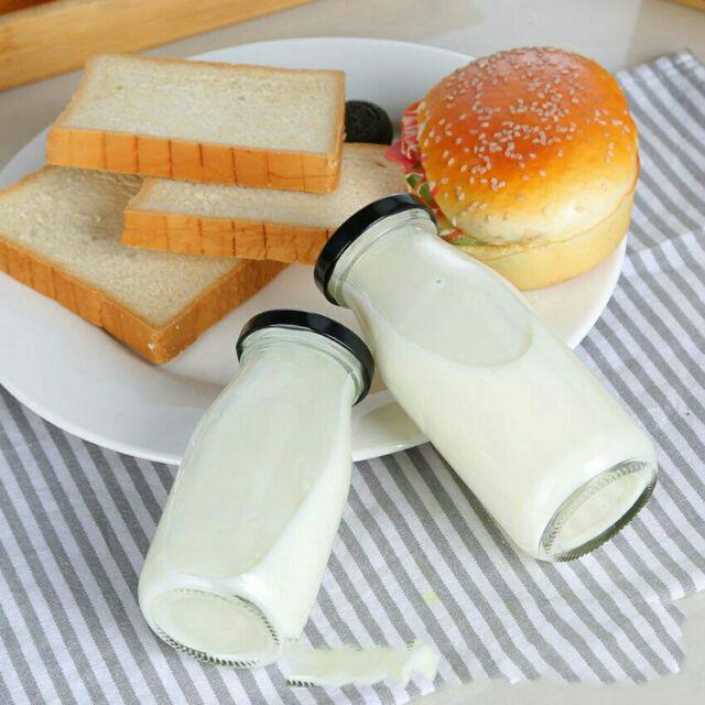 COMBO 10 Chai  Chai thủy tinh 200ml trơn