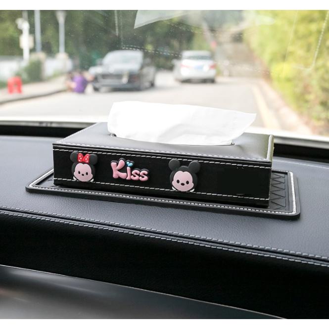 Hộp đựng khăn giấy trên Ô Tô sử dụng cho xe hơi thích hợp với mọi loại xe- Hoàng Đông shop