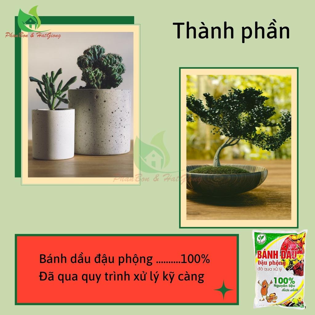 Phân Bón Hữu Cơ Bánh Dầu Đậu Phộng HAK Đã Xử Lý 100% Từ Thiên Nhiên 1KG Trồng Rau, Cây Cảnh - Shop Phân Bón và Hạt Giống