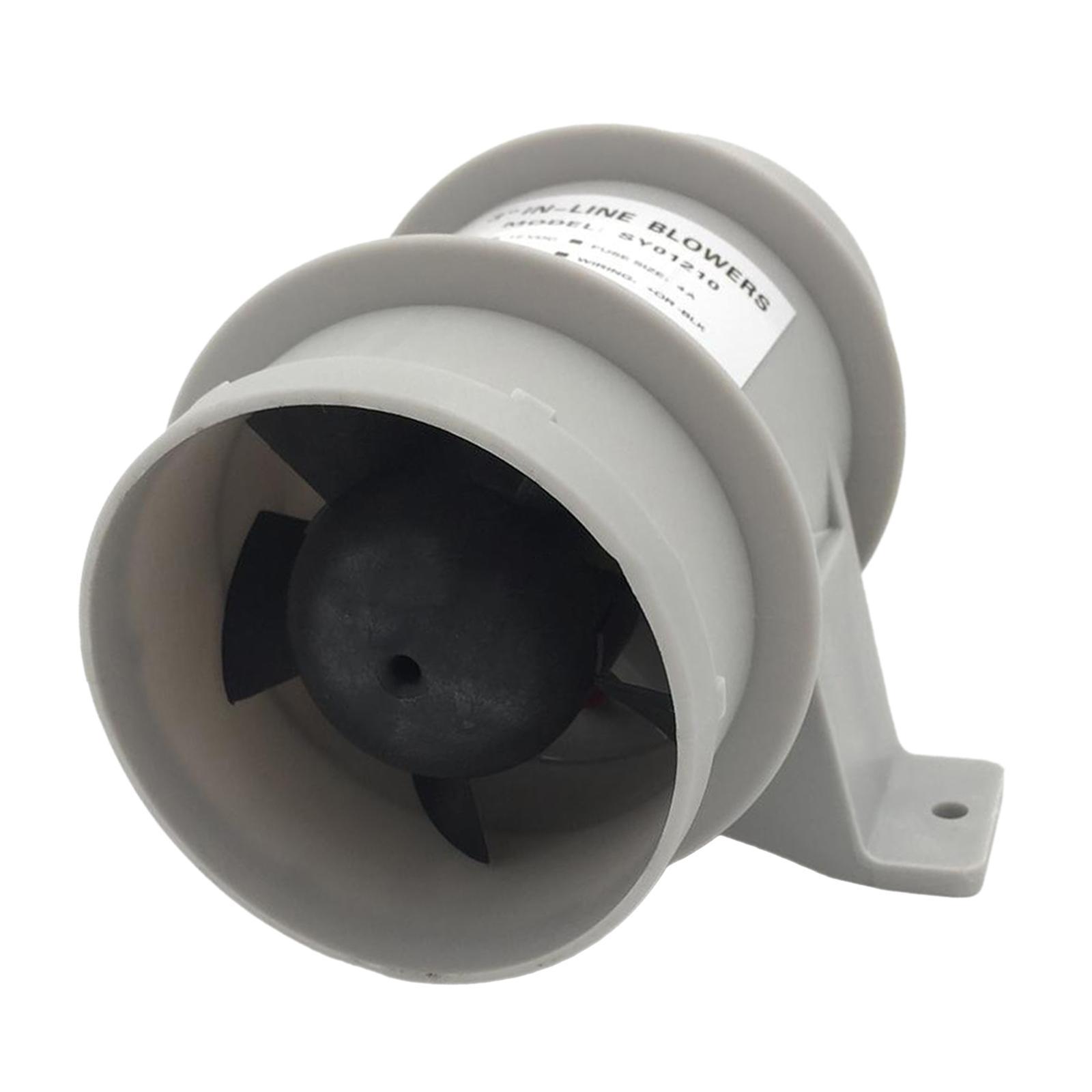 Marine 4" Bilge Blower 12 Water Resistant White Suit Boat