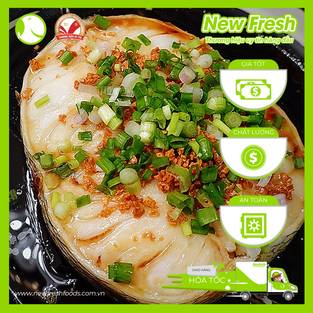 Cá Tuyết Nauy Cắt Khoanh Túi 1Kg