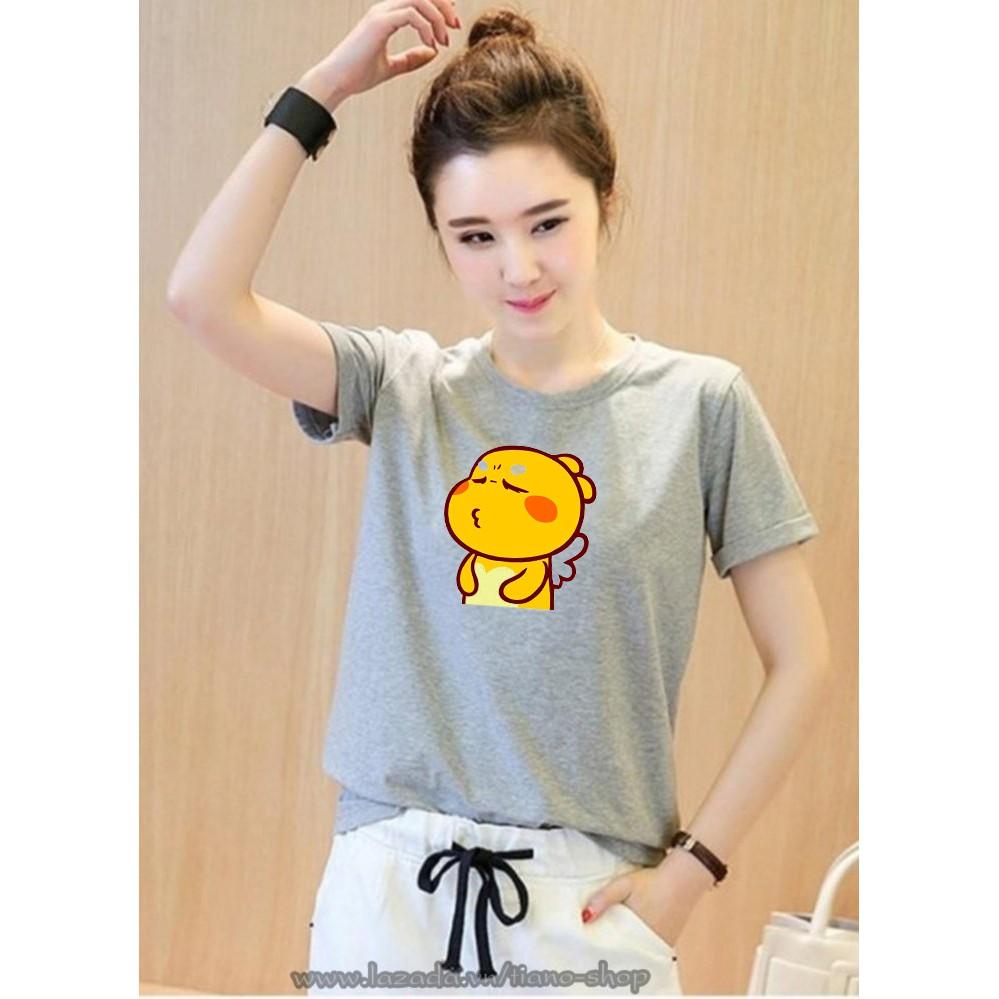 Áo thun nữ tay ngắn in hình ATNK 1152