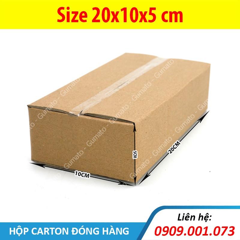 Hộp giấy P43 size 20x10x5 cm, thùng carton gói hàng Everest