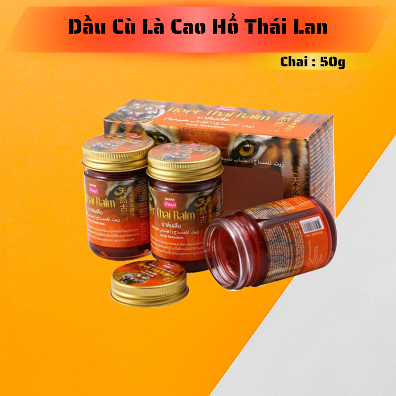 Dầu Cù Là Xoa Bóp Hổ 50g Thái Lan