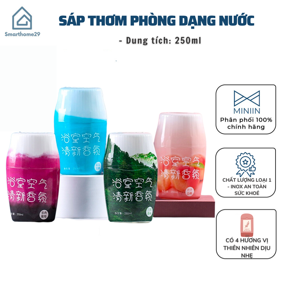 Sáp Thơm Phòng Tinh Dầu Thiên Nhiên, Lưu Hương Dễ Chịu, Sáp Thơm Khử Mùi Làm Mát Không Khí - HÀNG CHÍNH HÃNG MINIIN