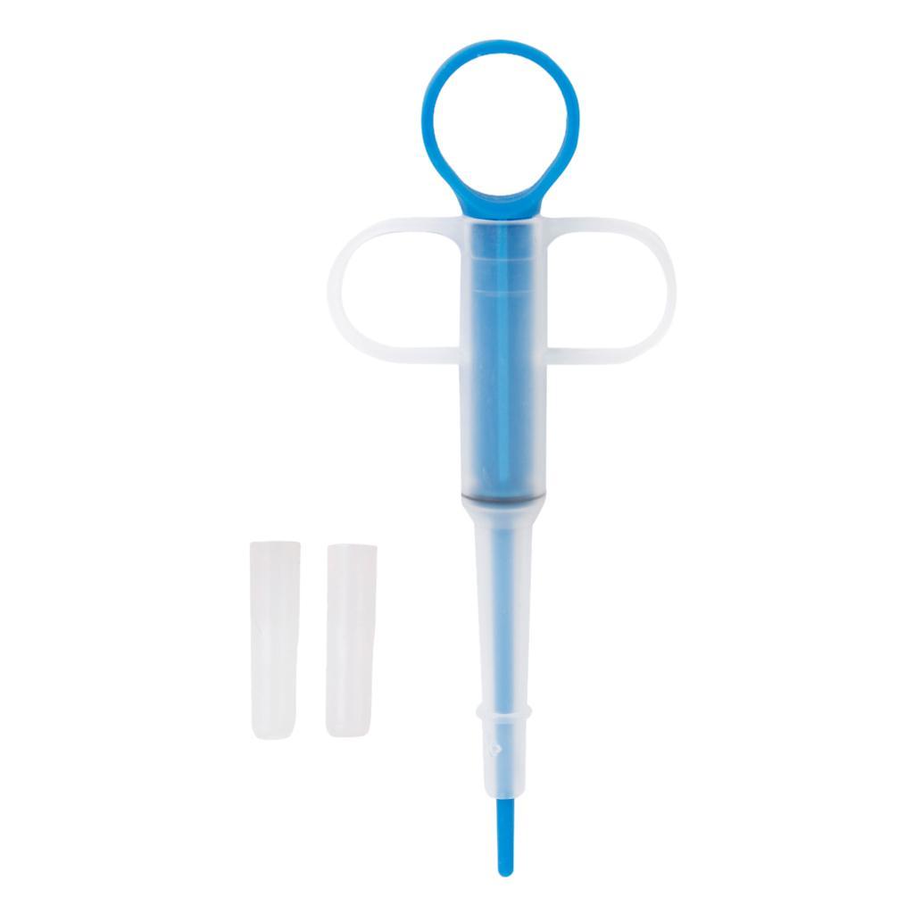 4xPet Dog Cat Capsule Tablet Pill Gun Piller Pusher Syringe Doser Blue
