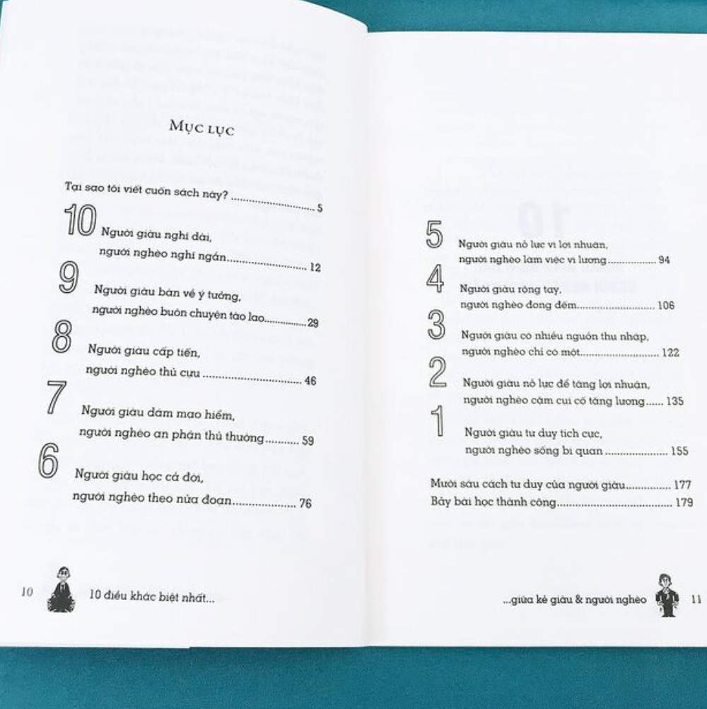 Sách 10 Điều Khác Biệt Nhất Giữa Kẻ Giàu Và Người Nghèo (Tái Bản 2018)