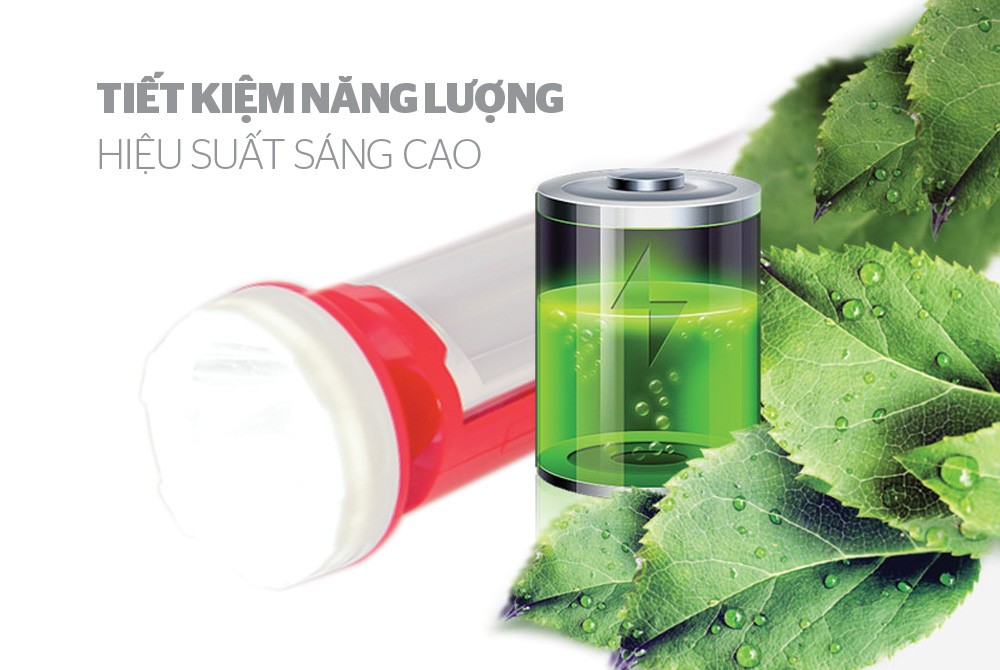 Đèn Pin, Đèn Tích Điện Đa Năng Sunhouse SHE-4300 - Chính Hãng
