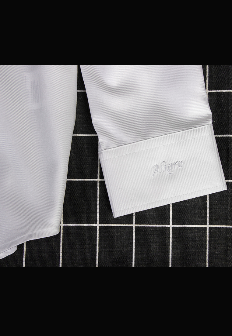Áo sơ mi nam dài tay ALIGRO chất liệu pirma cotton mềm mịn, kiểu dáng đơn giản, tinh tế ALGS160