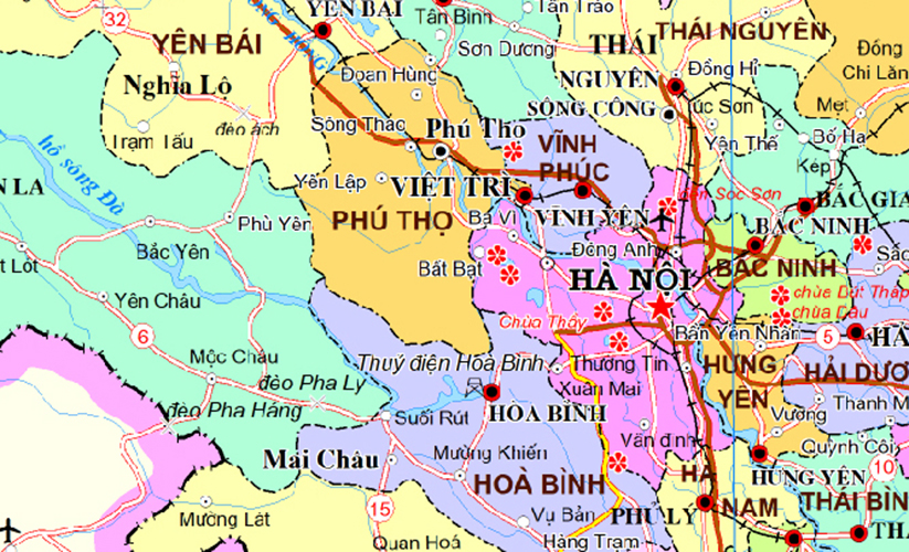 Bản đồ Giao thông đường bộ Việt Nam - Khổ A0 - Tờ rời