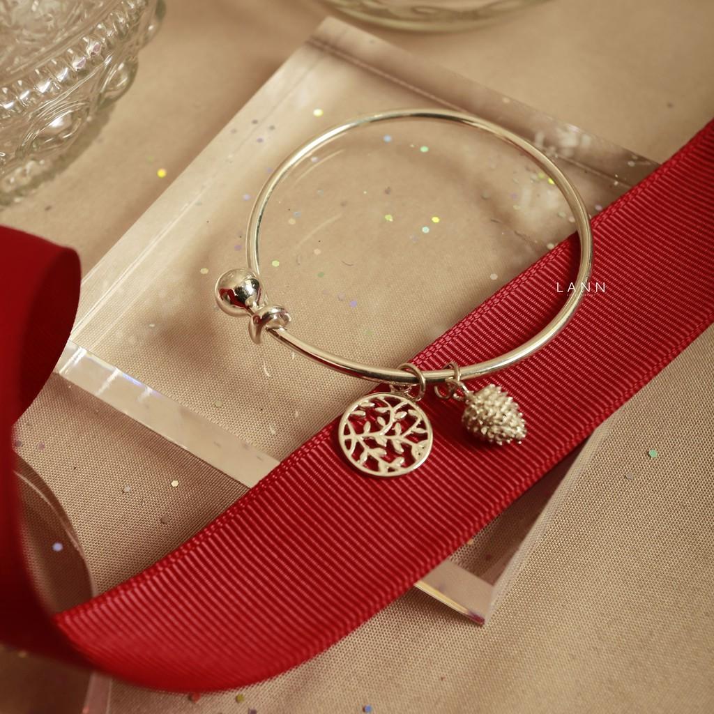 Charm hoạ tiết dây leo S925 LANN