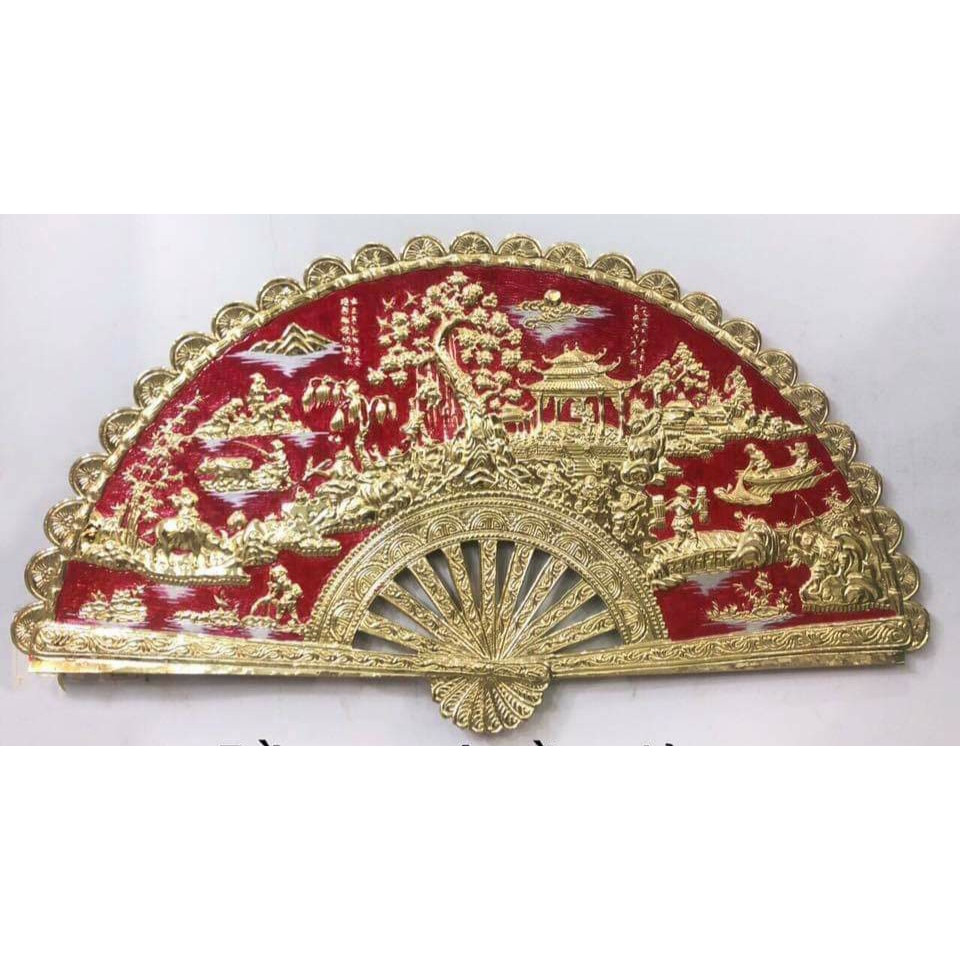 Quạt Đồng Phong Cảnh Đồng Quê