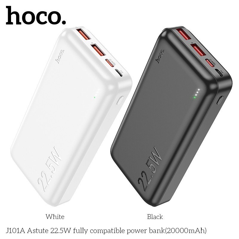 Pin Sạc Dự Phòng Hoco Sạc Nhanh J101A PD20W QC3.0 20000Mah 22.5W Hàng Nhập Khẩu