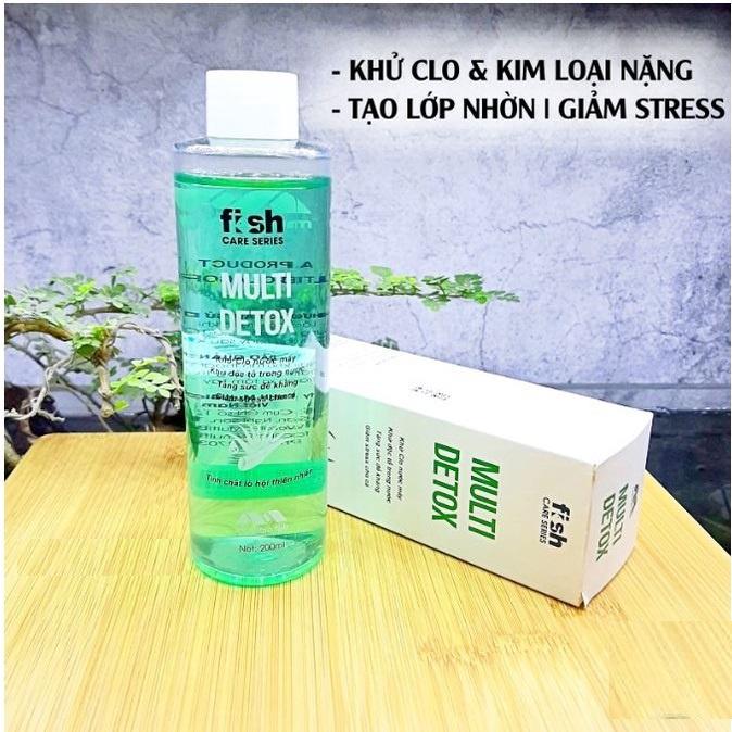 Multi Detox -Khử Clo - Khử Độc - Chống Sốc - Tạo Lớp Nhờn Giảm Stress Cho Cá Cảnh - phụ kiện thủy sinh-shopleo
