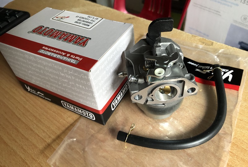 Bình xăng con, chế hòa khí máy Honda G200 G150 G100 nội địa Nhật