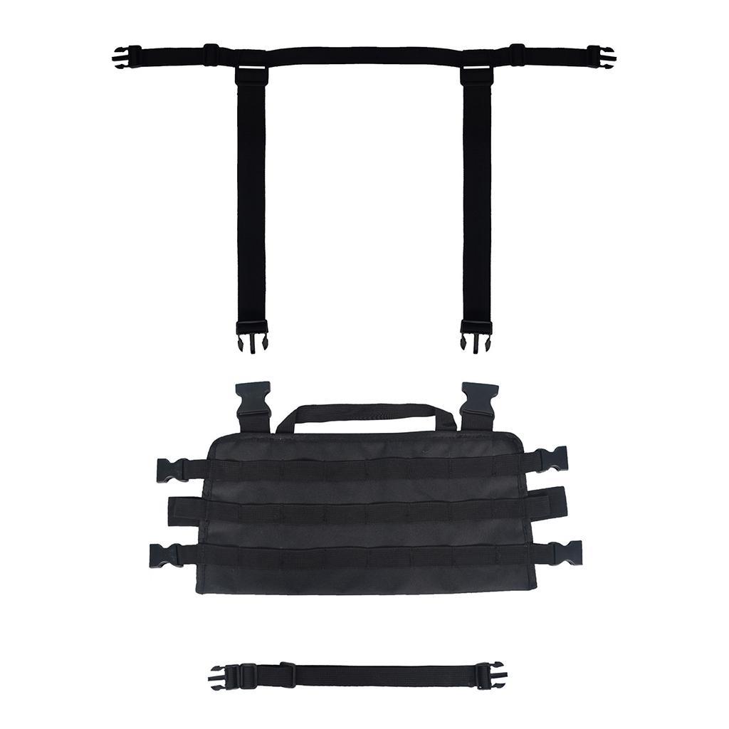 Molle Chest Rig, Molle Chest Harness Holder Vest for Hunting Camping Hiking Fishing