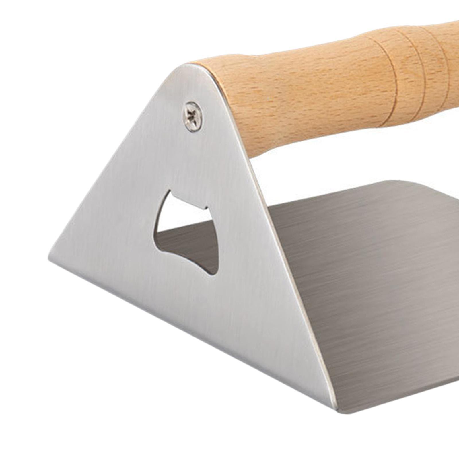 Stainless Steel Burger Press  Heavy Duty for BBQ Outdoor Camping