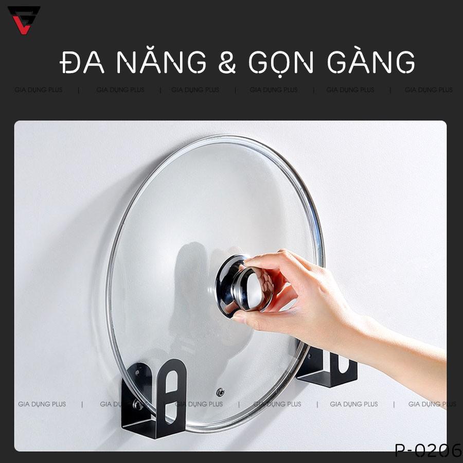 Giá Cài Thớt &amp; Vung Nồi Dán Tường [ INOX 304 ] Dán Tường | Tặng Kèm Keo Dán Siêu Chắc