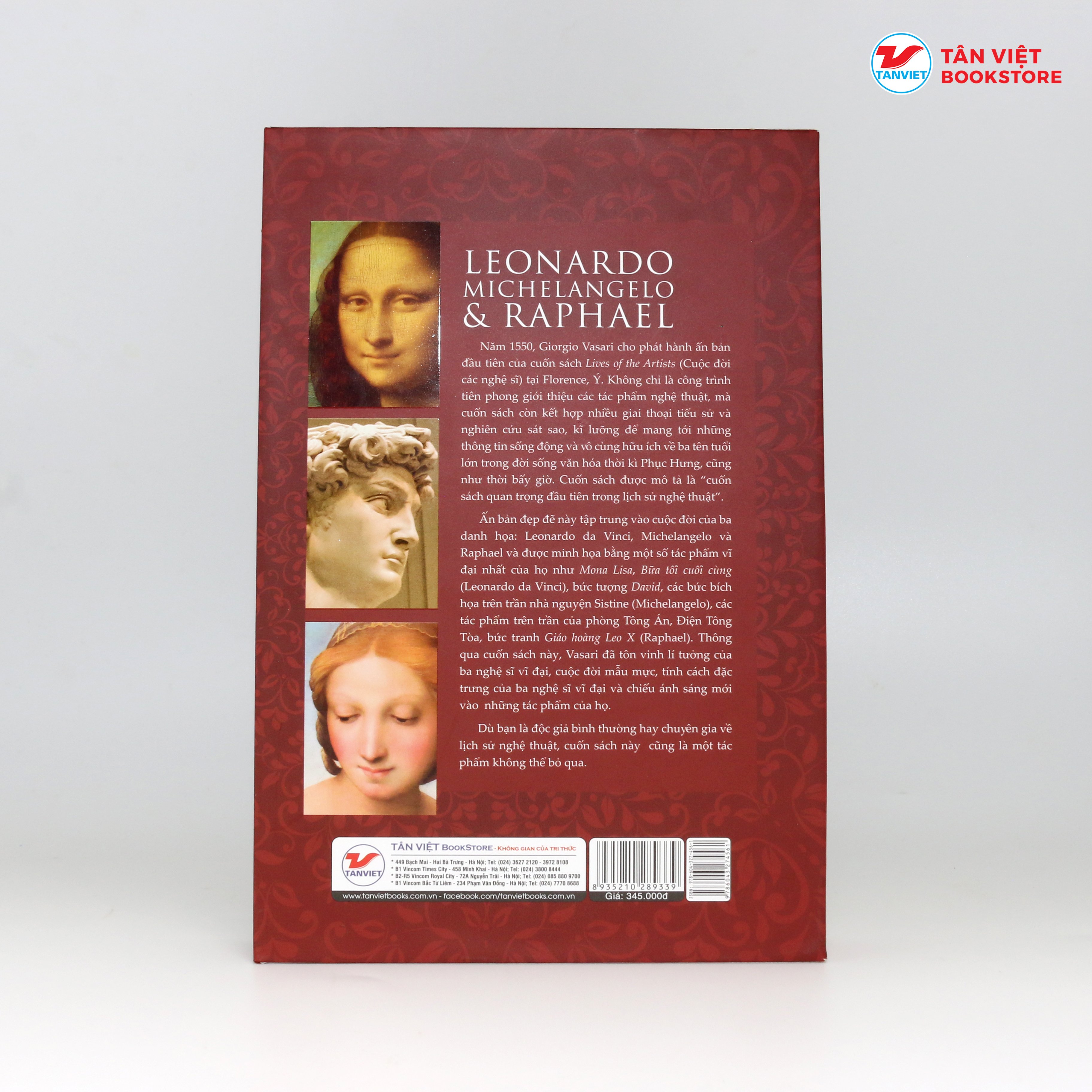 DELUXE BOOKS- Leonardo Michelangelo và Raphael - Cuộc Đời Ba Danh Họa Thời Kì Phục Hưng