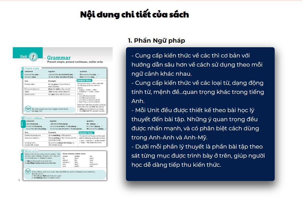 Combo Destination Grammar & Vocabulary B1, B2 Phiên bản mới kèm Đáp án và Bài tập Tặng Bookmark - Bản Quyền