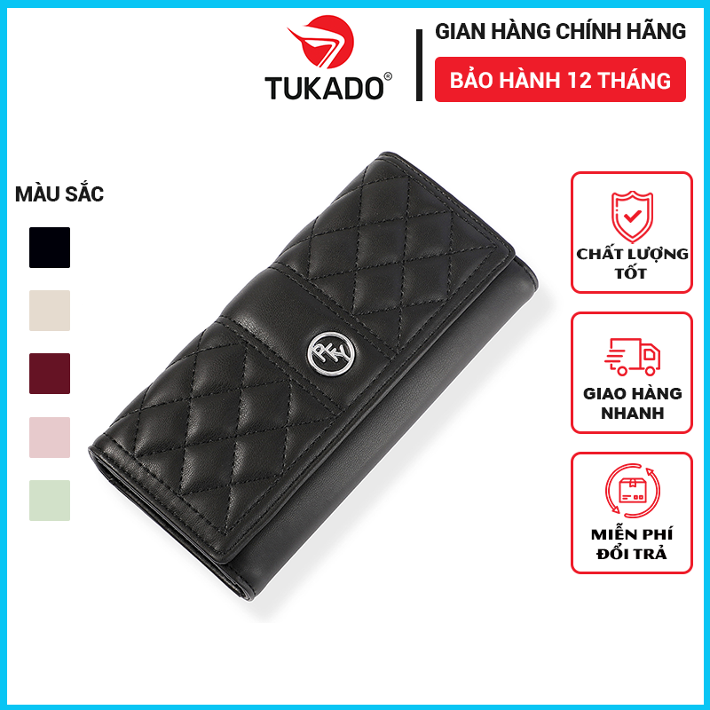 Ví Nữ Dài Clutch Cầm Tay PERFECT FOR YOU Thời Trang Đi Chơi Dự Tiệc Sang Trọng Da Cao Cấp PFY25