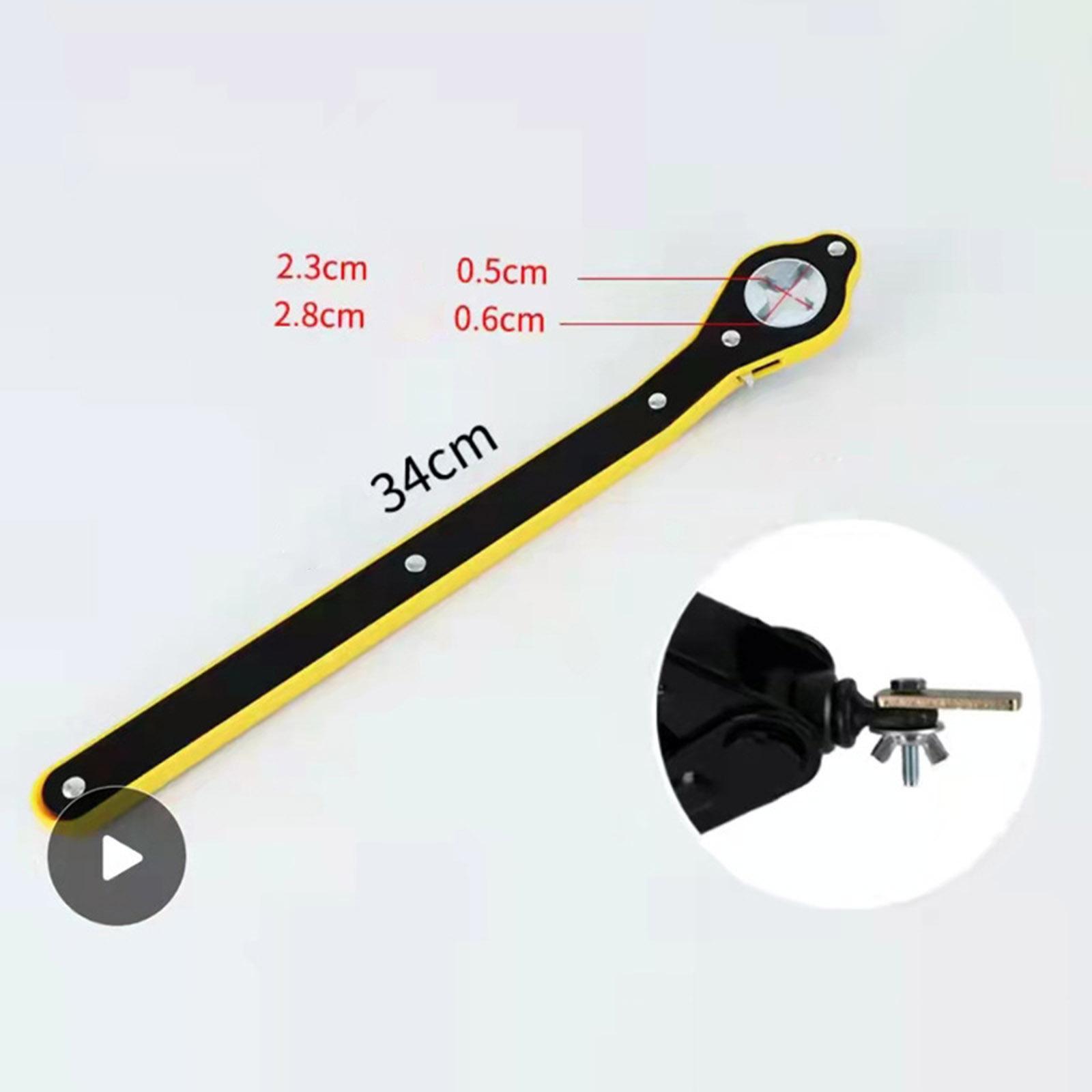 Jack Ratchet Wrench Labor-Saving Suitable Car SUV Repair Repair Tool Wrench Repair Tool Wrench Ratchet Wrench for Automotive SUV Garage Car