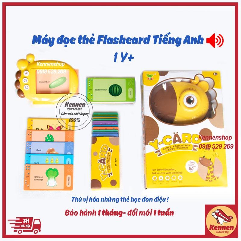 Máy đọc thẻ flashcard Tiếng Anh 224 từ vựng không sóng điện từ