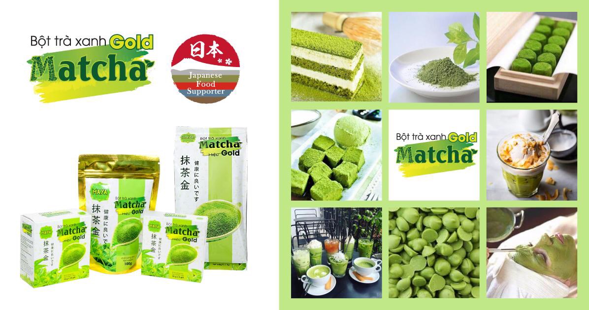 Bột trà xanh Matcha gold 500gr