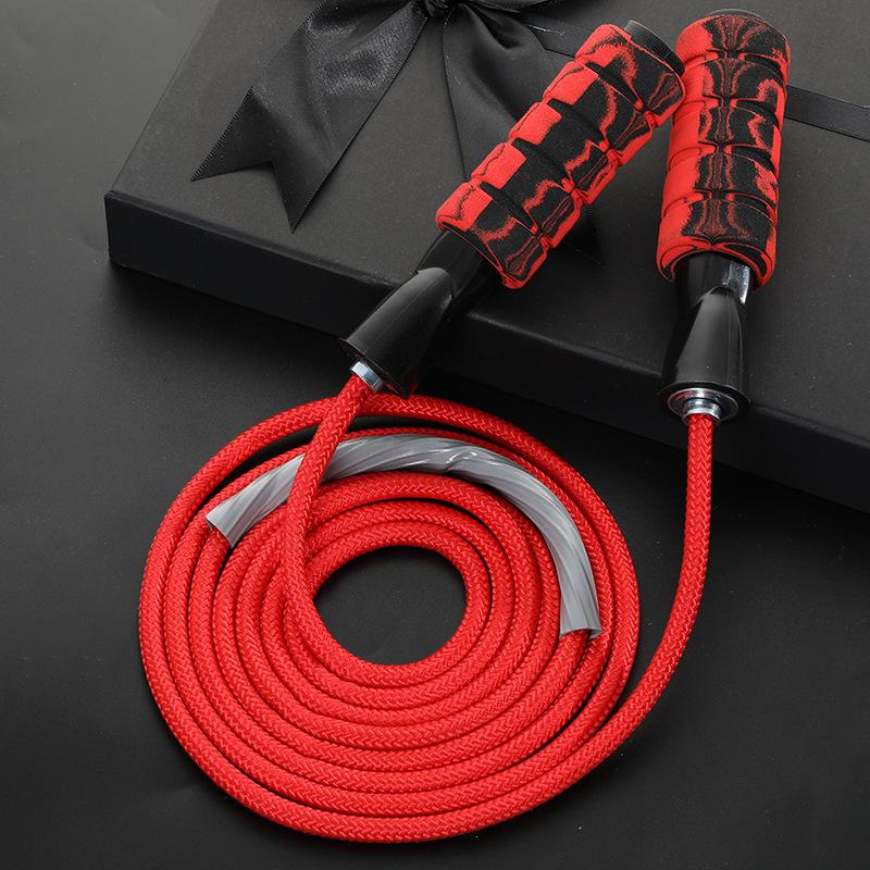 Dây Nhảy Có Thể Điều Chỉnh Chiều Dài Chống Rối Phân Đoạn Mềm Đính Hạt Dây Nhảy, Thể Dục Dây Nhảy Cho Trẻ Em Người Phụ Nữ