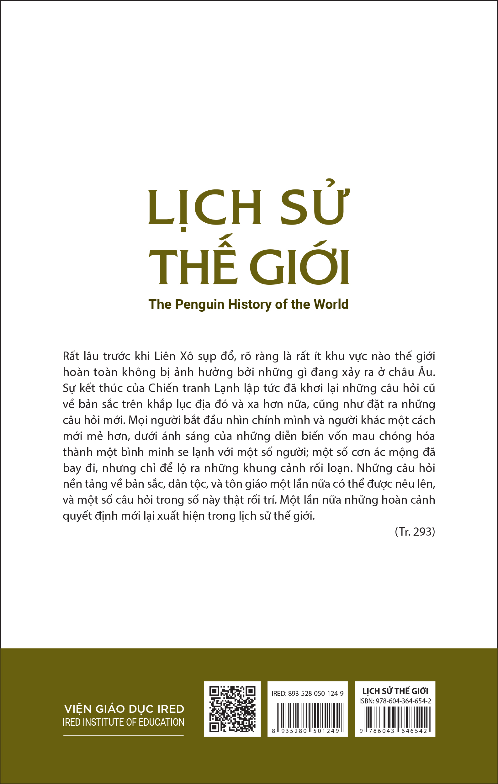 LỊCH SỬ THẾ GIỚI - J. M. Roberts &amp; Odd Arne Westad - Phạm Viêm Phương dịch - (bộ hộp 5 tập, bìa cứng)