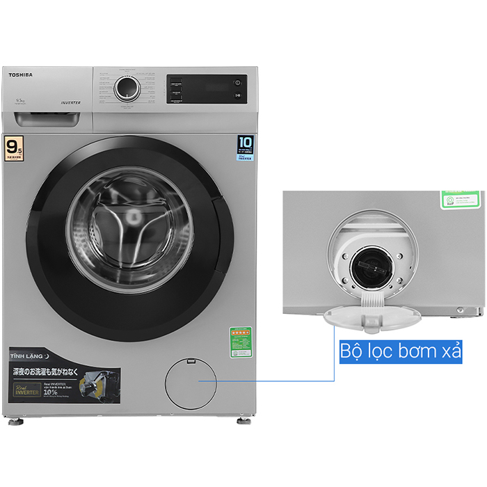 Máy giặt Toshiba 9.5 KG TW-BK105S3V SK
