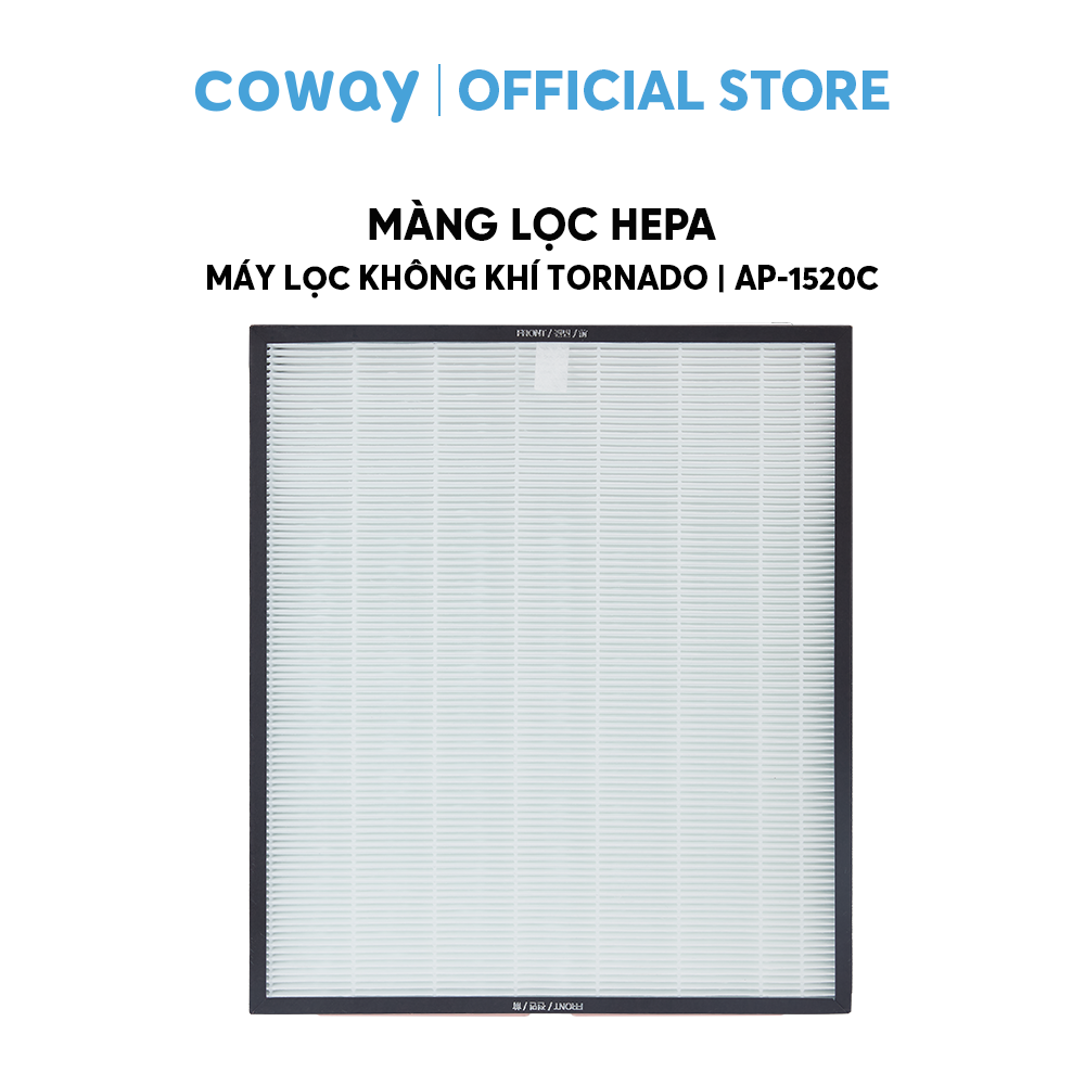 Màng lọc HEPA cho Máy lọc không khí Coway Tornado AP-1520C - Hàng chính hãng