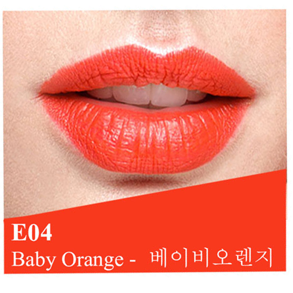 Son lì dưỡng, siêu mềm mượt Benew Perfect Kissing Hàn Quốc 3.5g E04 Baby Orange tặng kèm móc khóa