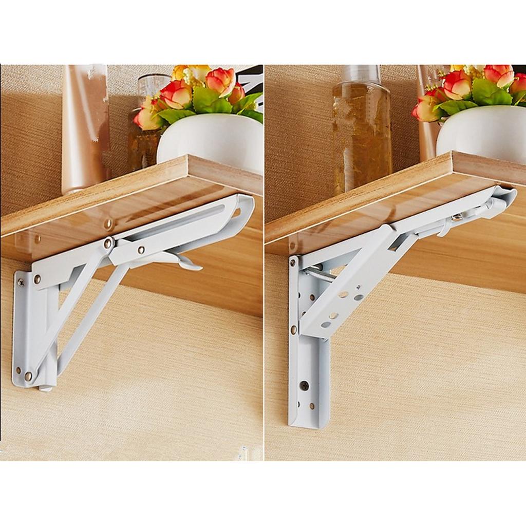 2Pcs Right Angle Bracket L Shape Shelf Support Joint Corner Brace 11inch