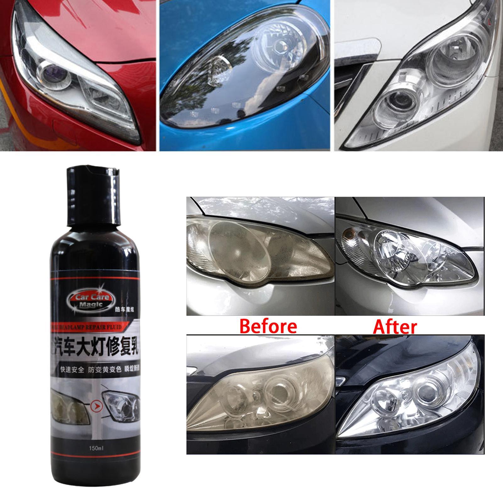 Headlight Polisher Liquid Headlight Restoration Headlight Restorer 150ml