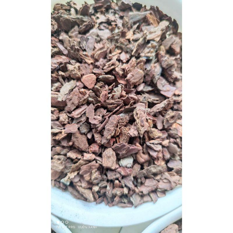 Vỏ thông trồng lan đã xử lý, đánh tròn đầu 1kg