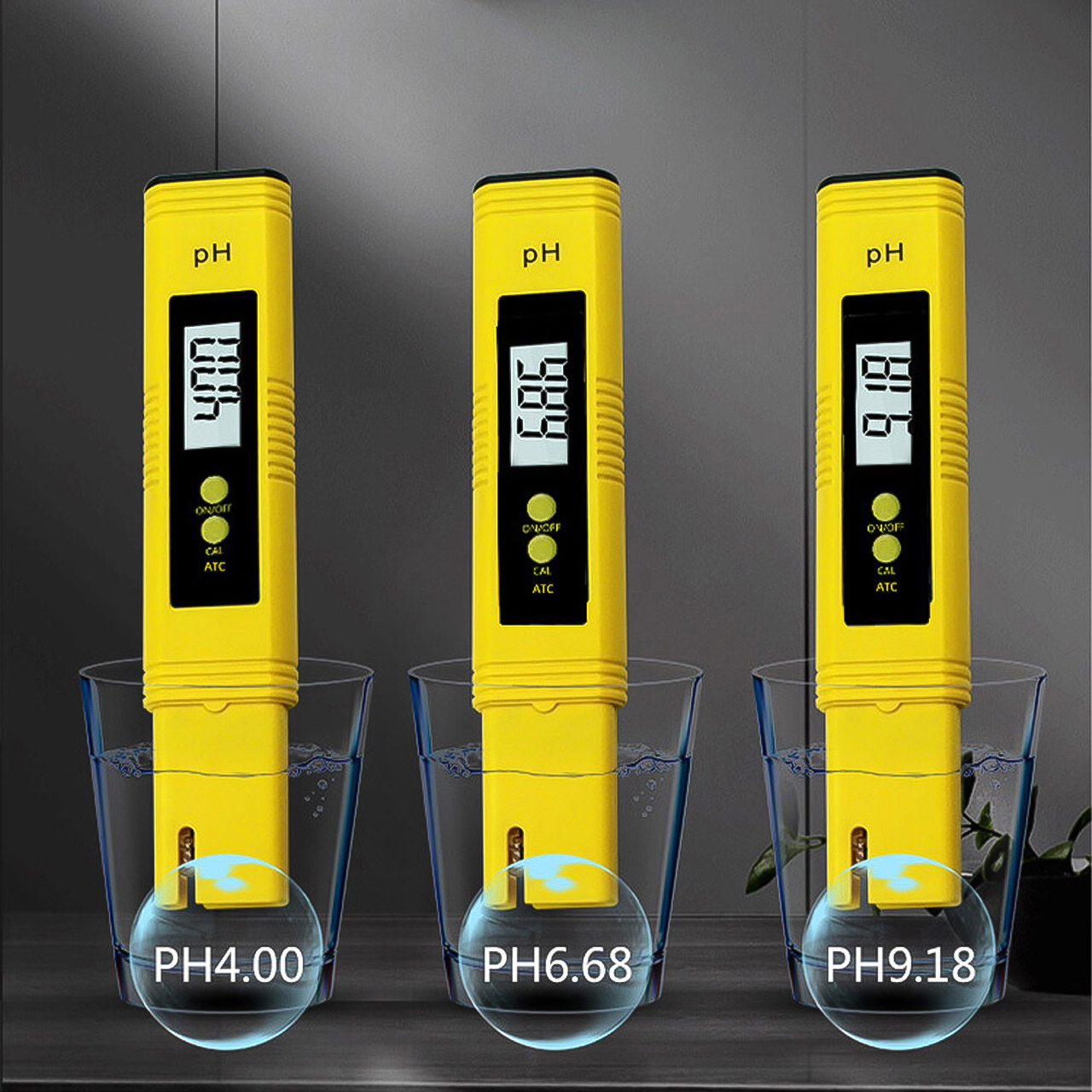 Hình ảnh Máy đo pH nước và bút đo pH hồ cá với tính năng điều chỉnh ATC thử tính kiềm axit nước chính xác - hàng nhập khẩu